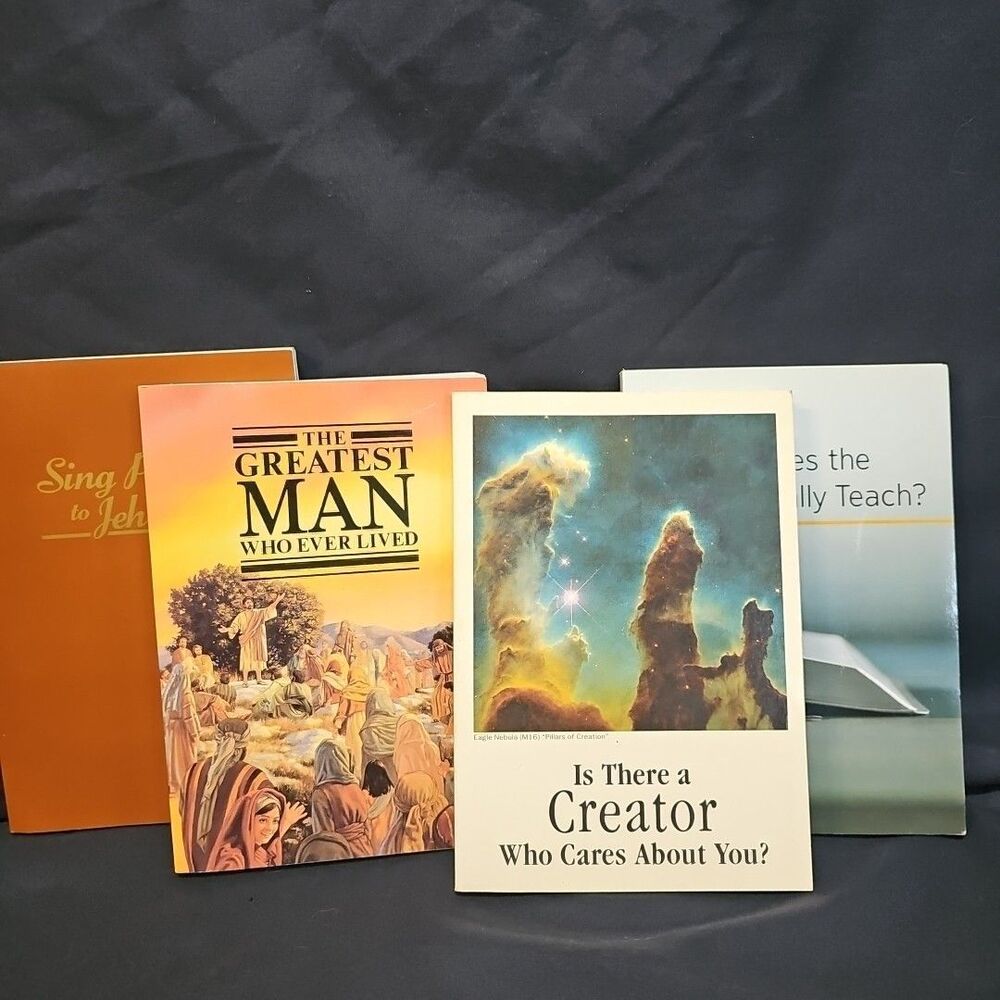 Lot Of 4 Vintage Paperback Watchtower Books (1 First Eng. Printing)
